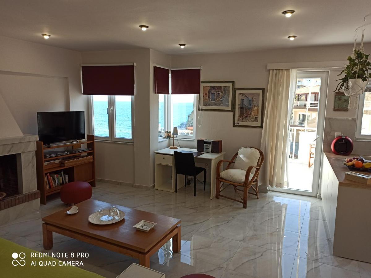Popis Sea View Apartments Agia Pelagia Exterior foto