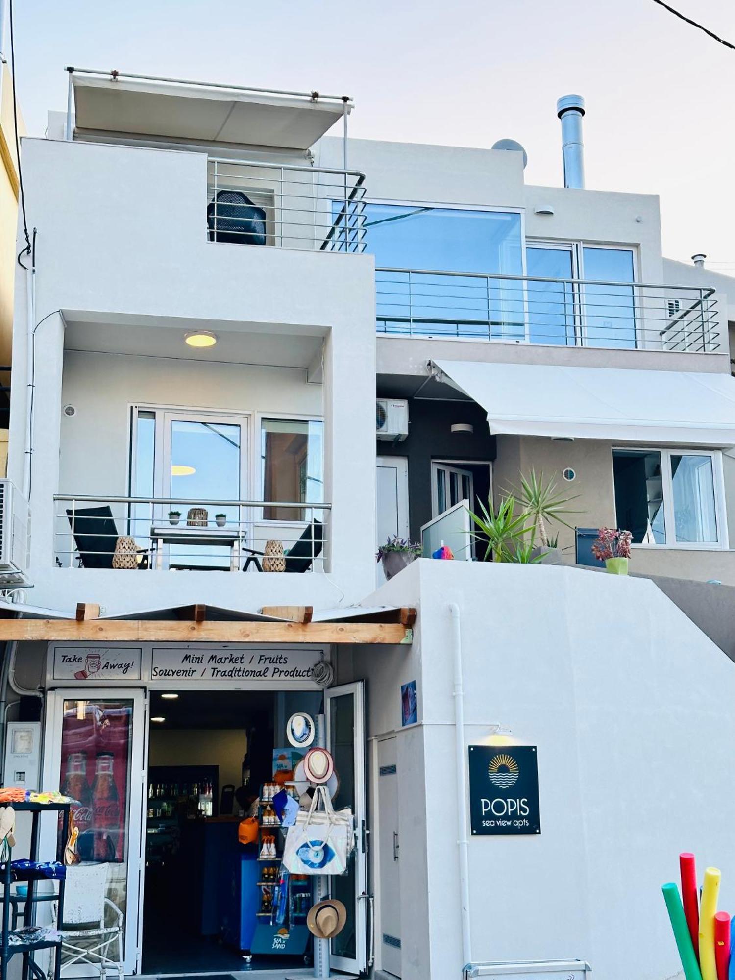 Popis Sea View Apartments Agia Pelagia Exterior foto