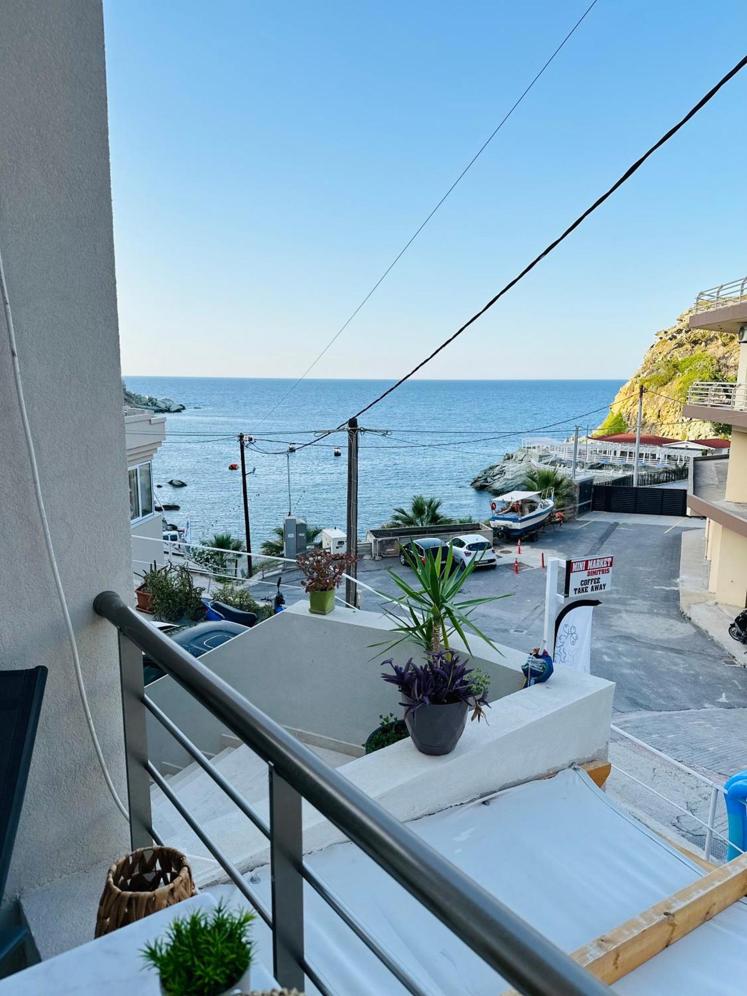 Popis Sea View Apartments Agia Pelagia Exterior foto