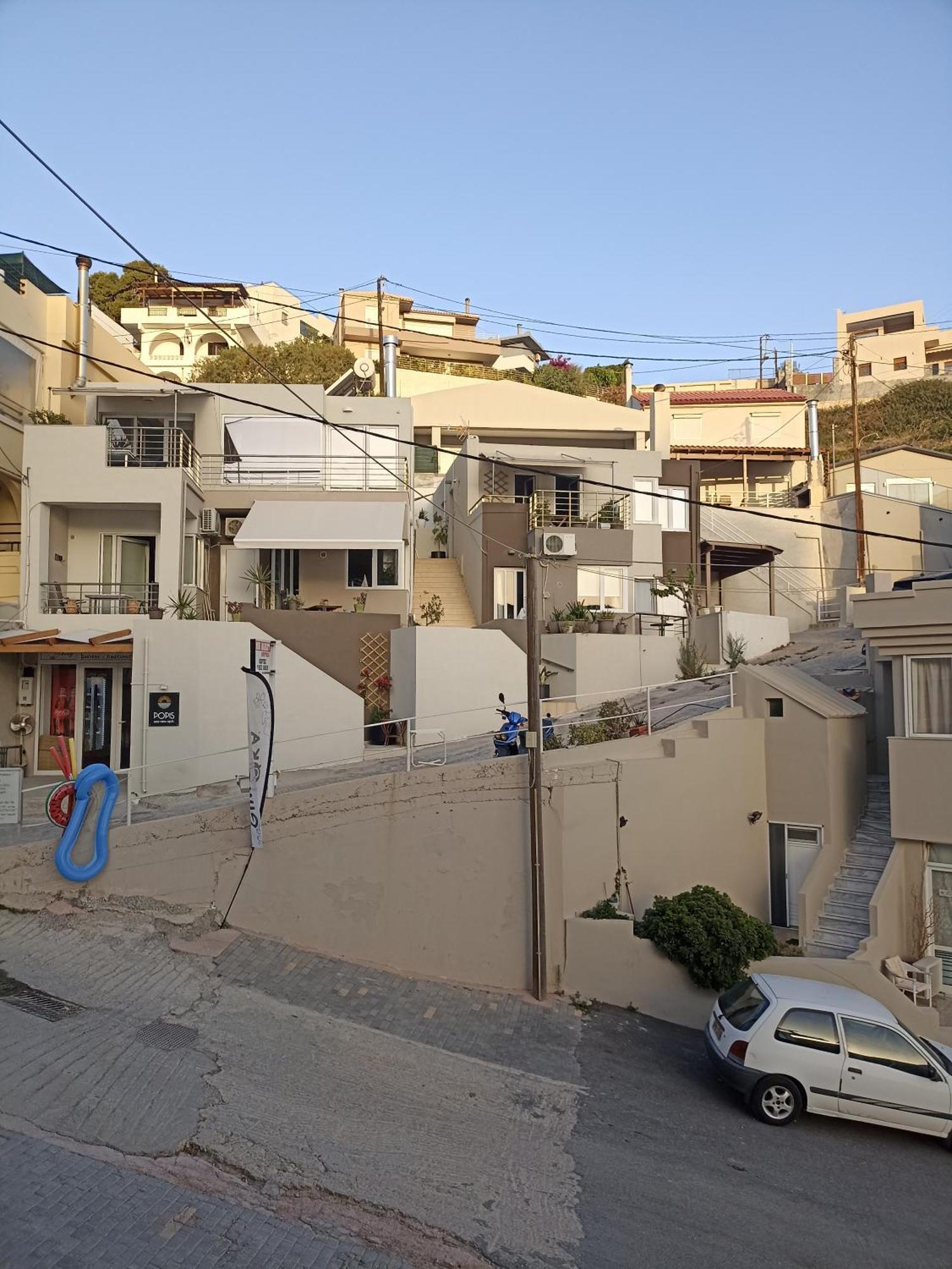 Popis Sea View Apartments Agia Pelagia Exterior foto