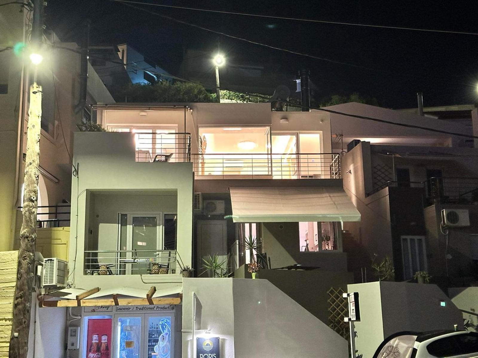 Popis Sea View Apartments Agia Pelagia Exterior foto